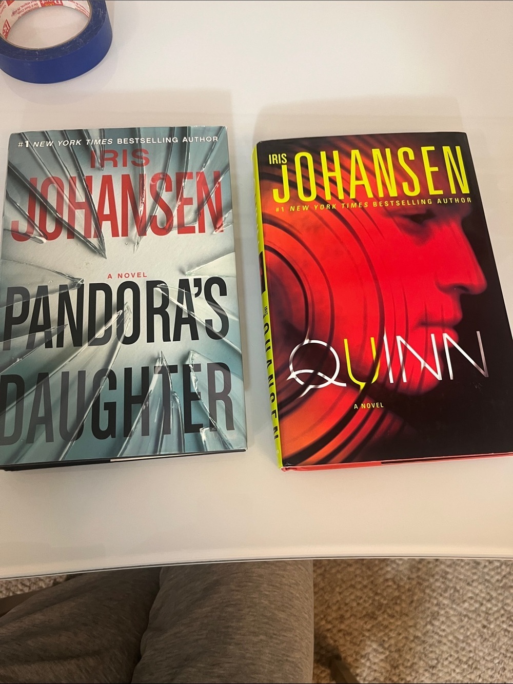 Iris Johansen Hardcover Novels - Pandora's Daughter & Quinn (Set of 2)